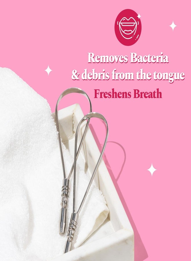 بيرفورا منظف اللسان بيرفورا سيلفر ستيل للرجال والنساء | لنَفَسٍ منعش، وتحسين حاسة التذوق، وإزالة البكتيريا - Image 3